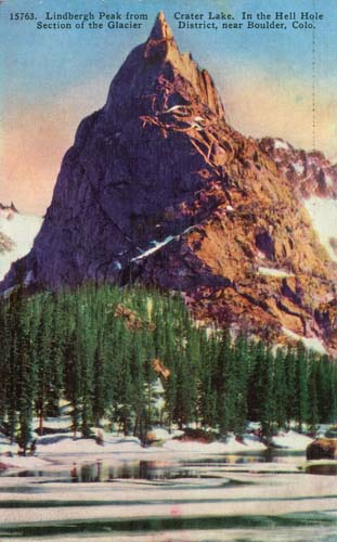 Lindbergh Peak now known as Lone Eagle Peak