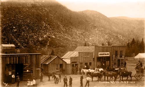 People Milling About in Eldora