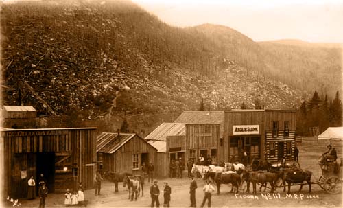 People Milling About in Eldora
