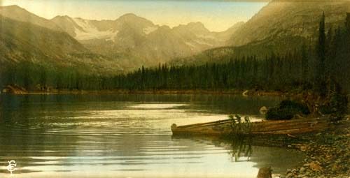 Arapahoe Peak and Glacier Across Silver Lake