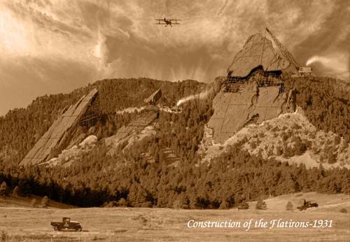 Construction of the Flatirons - 1931