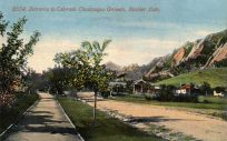 Entrance to Colorado Chautauqua Grounds