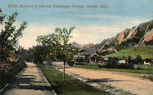 Entrance to Colorado Chautauqua Grounds