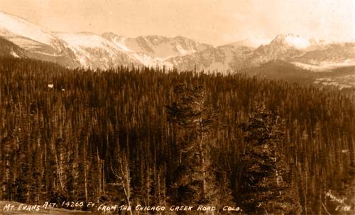 Mt. Evans - Alt. 14260 Ft. - From the Chicago Creek Road