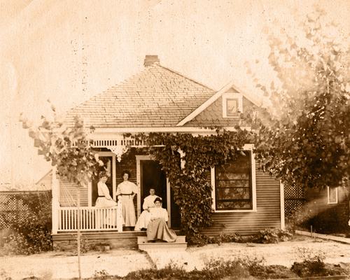 Women on Chautauqua Cottage Porch