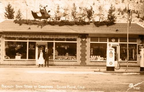 Buckley Bros. Store at Christmas - Silver Plume