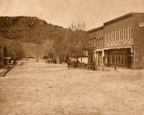 Looking West on Main Street