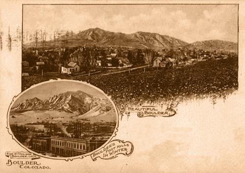 Beautiful Boulder/Boulder's Foot Hills in Winter - Boulder