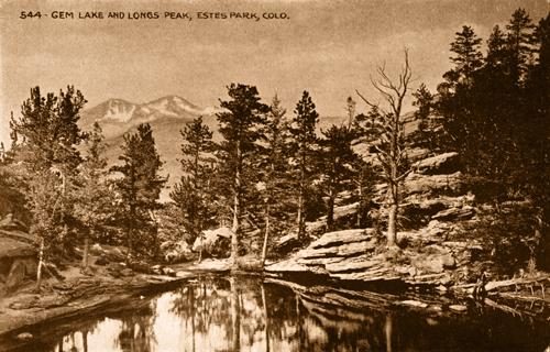 Gem Lake and Longs Peak
