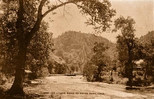 On Lyons Road to Estes Park