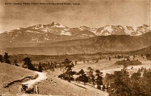 Longs Peak from High Drive