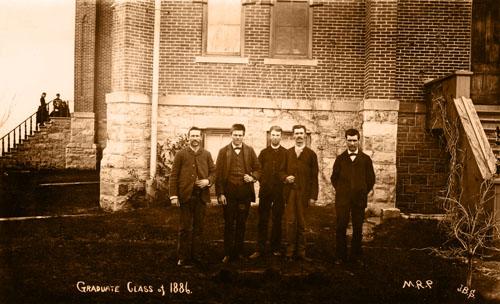 Graduate Class of 1886. Graduate Class of 1886.