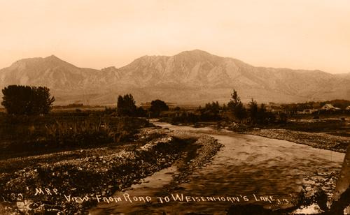 View from road to Weisenhorn's Lake View from road to Weisenhorn's Lake