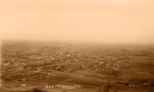 View of Boulder Looking East from Flagstaff Mountain