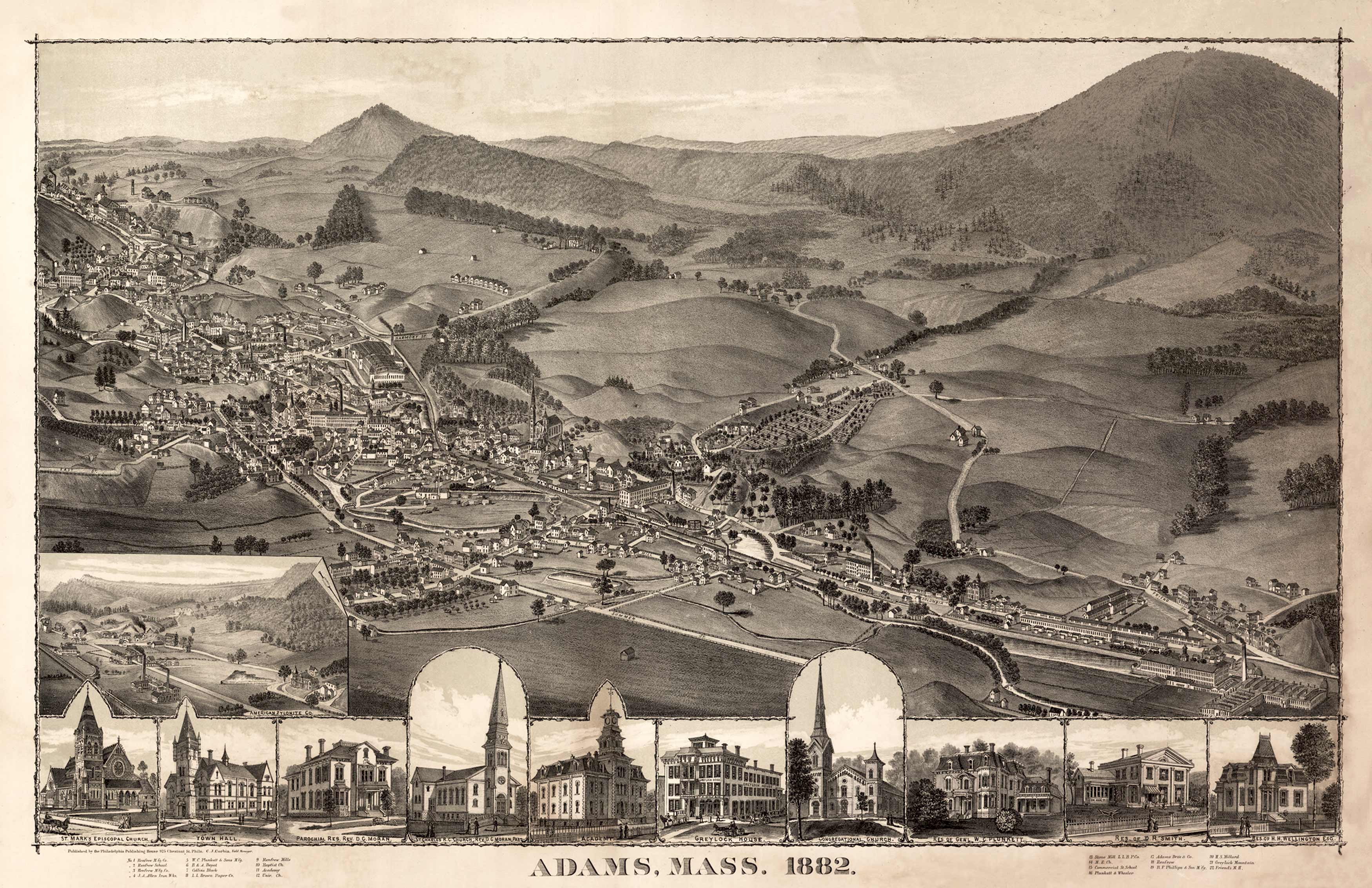 Bird's-eye View of Adams Bird's-eye View of Adams