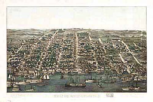 Bird's-eye View of Alexandria