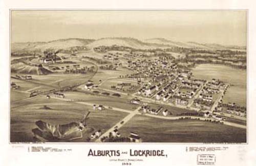 Bird's-eye View of Alburtis and Lockridge Bird's-eye View of Alburtis and Lockridge