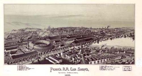 Bird's-eye View of Altoona