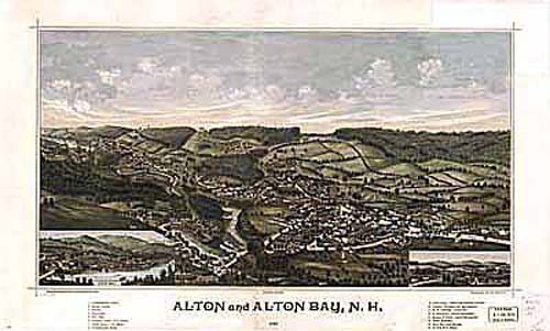 Bird's-eye View of Alton and Alton Bay