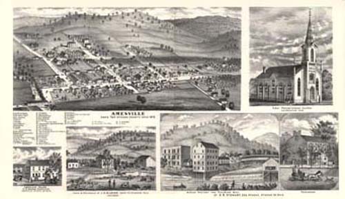 Bird's-eye View of Amesville