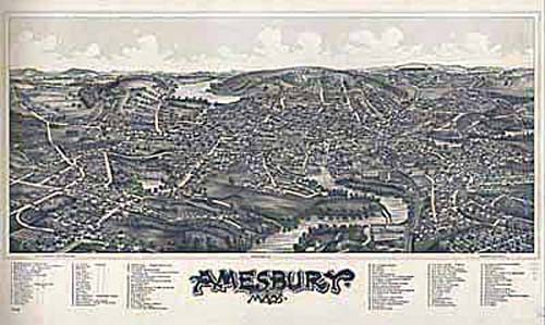 Bird's-eye View of Amesbury