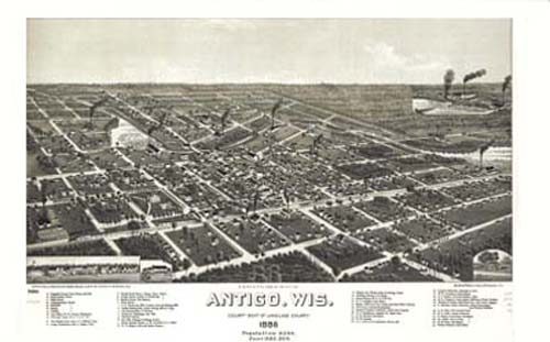 Bird's-eye View of Antigo