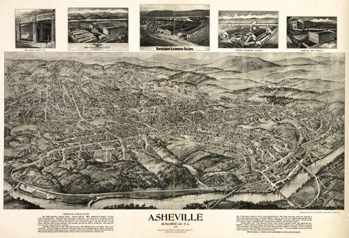 Bird's-eye View of Asheville