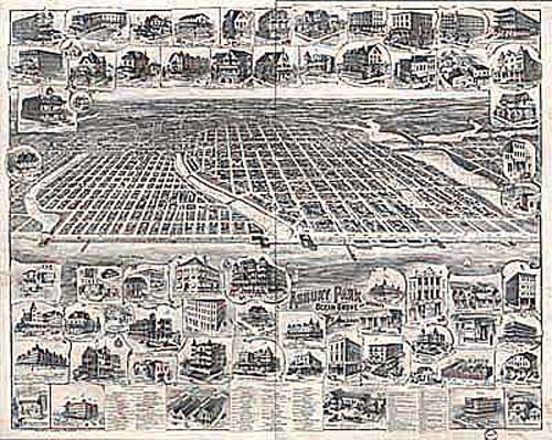Bird's-eye View of Asbury Park and Ocean Grove Bird's-eye View of Asbury Park and Ocean Grove