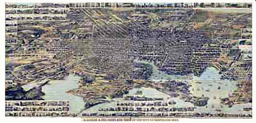 Bird's-eye View of Baltimore Bird's-eye View of Baltimore