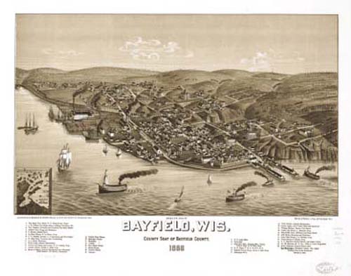 Bird's-eye View of Bayfield Bird's-eye View of Bayfield
