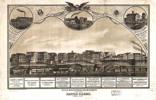 Bird's-eye View of Battle Creek Bird's-eye View of Battle Creek