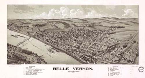 Bird's-eye View of Belle Vernon Bird's-eye View of Belle Vernon