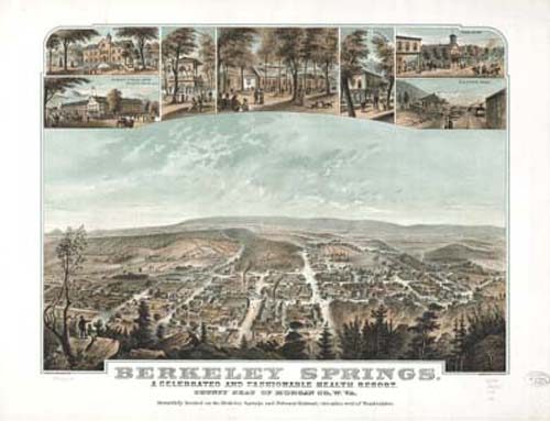 Bird's-eye View of Berkeley Springs