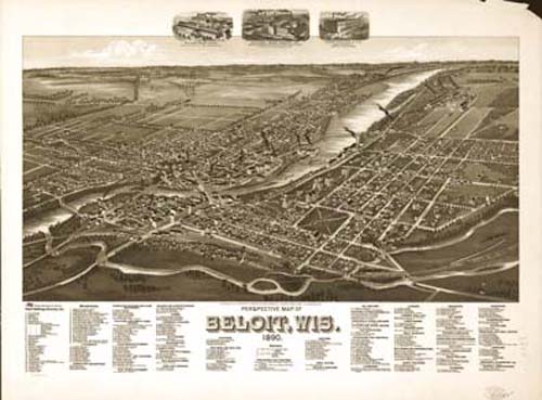 Bird's-eye View of Beloit Bird's-eye View of Beloit