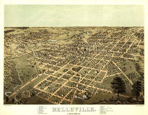 Bird's-eye View of Belleville Bird's-eye View of Belleville