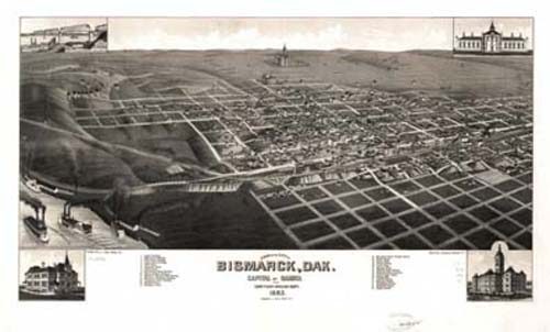 Bird's-eye View of Bismarck