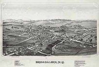 Bird's-eye View of Broadalbin