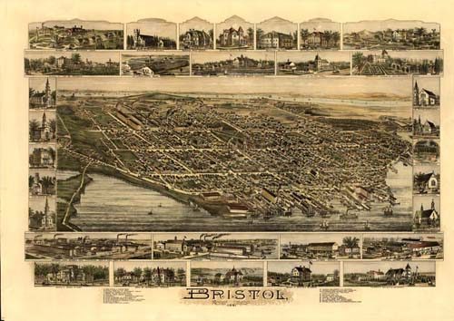 Bird's-eye View of Bristol