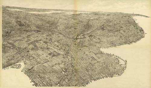 Bird's-eye View of Brooklyn