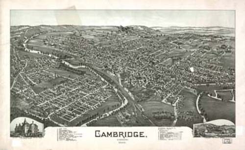 Bird's-eye View of Cambridge