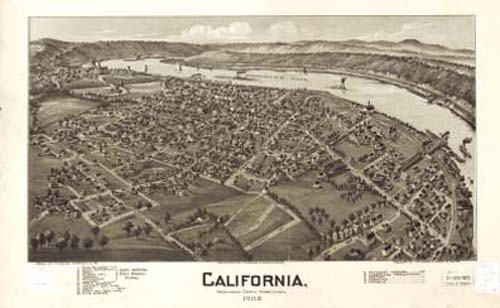 Bird's-eye View of California Bird's-eye View of California