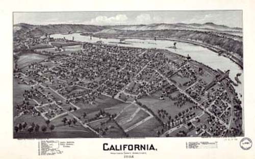 Bird's-eye View of California Bird's-eye View of California