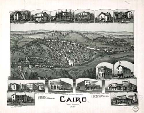 Bird's-eye View of Cairo