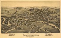 Bird's-eye View of Cambridge Springs