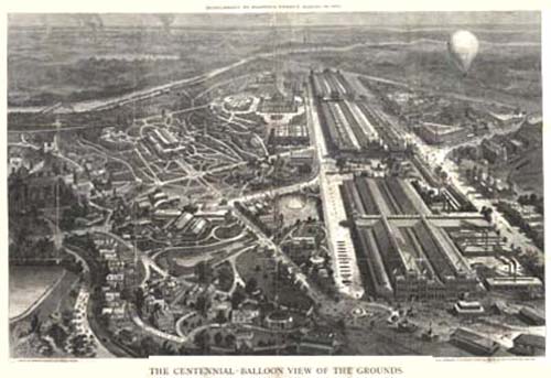 Bird's-eye View of Philadelphia(Centennial Exposition) Bird's-eye View of Philadelphia(Centennial Exposition)
