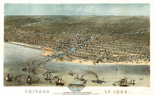 Bird's-eye View of Chicago