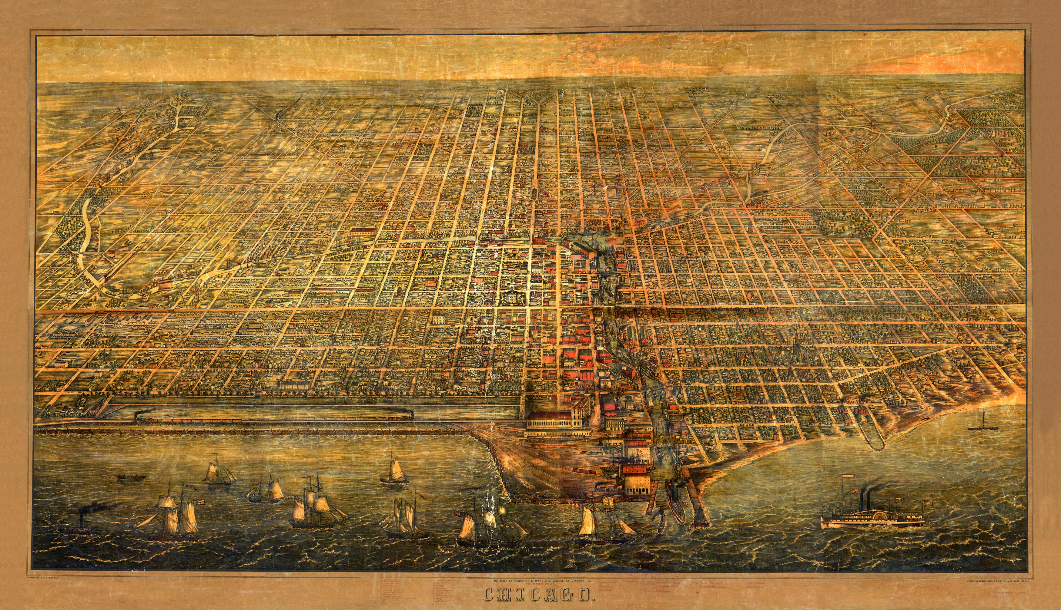 Bird's-eye View of Chicago Bird's-eye View of Chicago