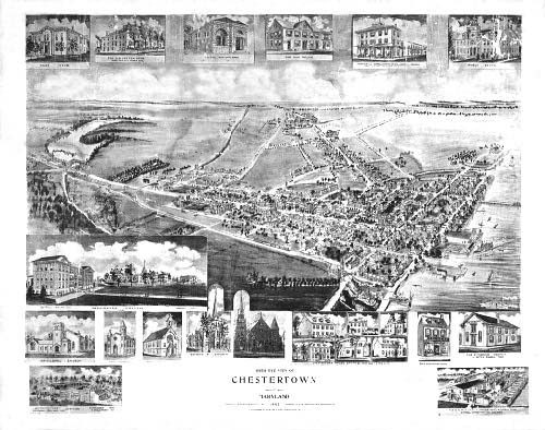 Bird's-eye View of Chestertown