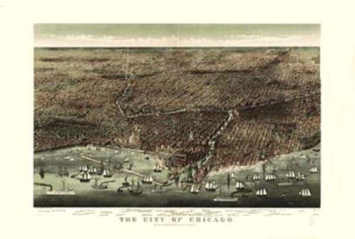 Bird's-eye View of Chicago