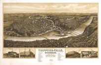 Bird's-eye View of Chippewa Falls